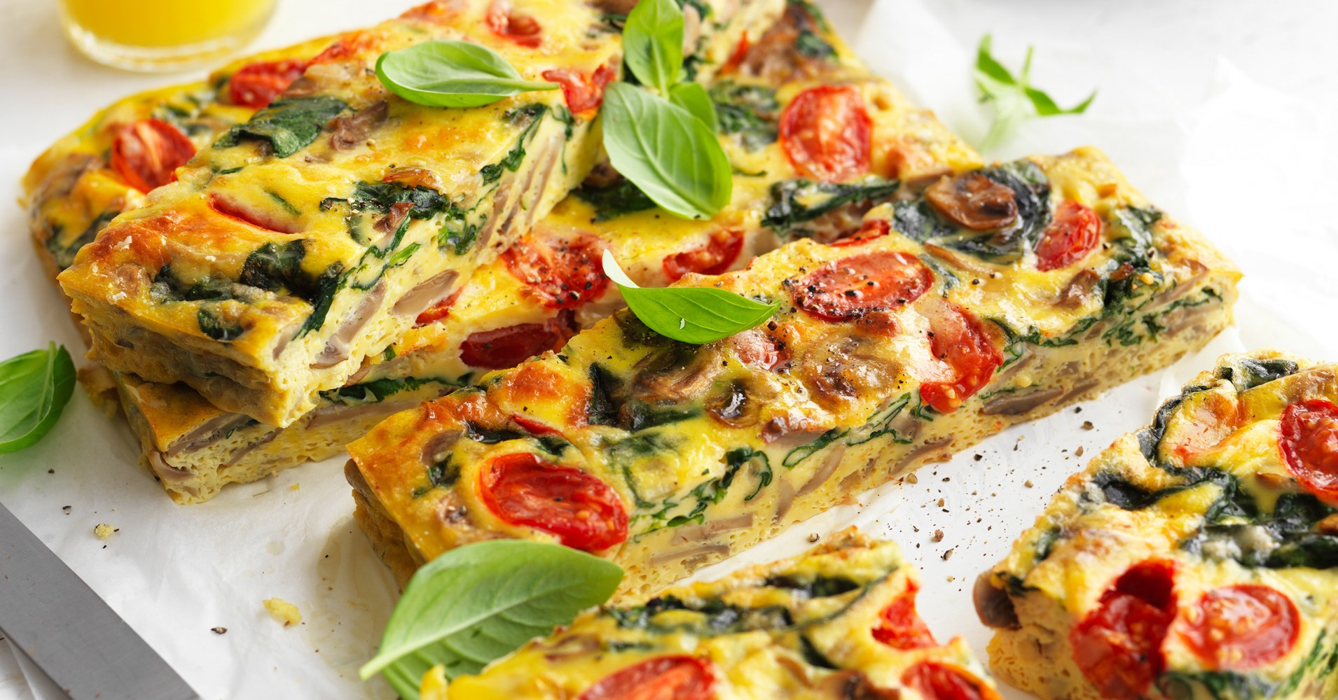 Eggs Florentine Breakfast Tray Bake Recipe myfoodbook